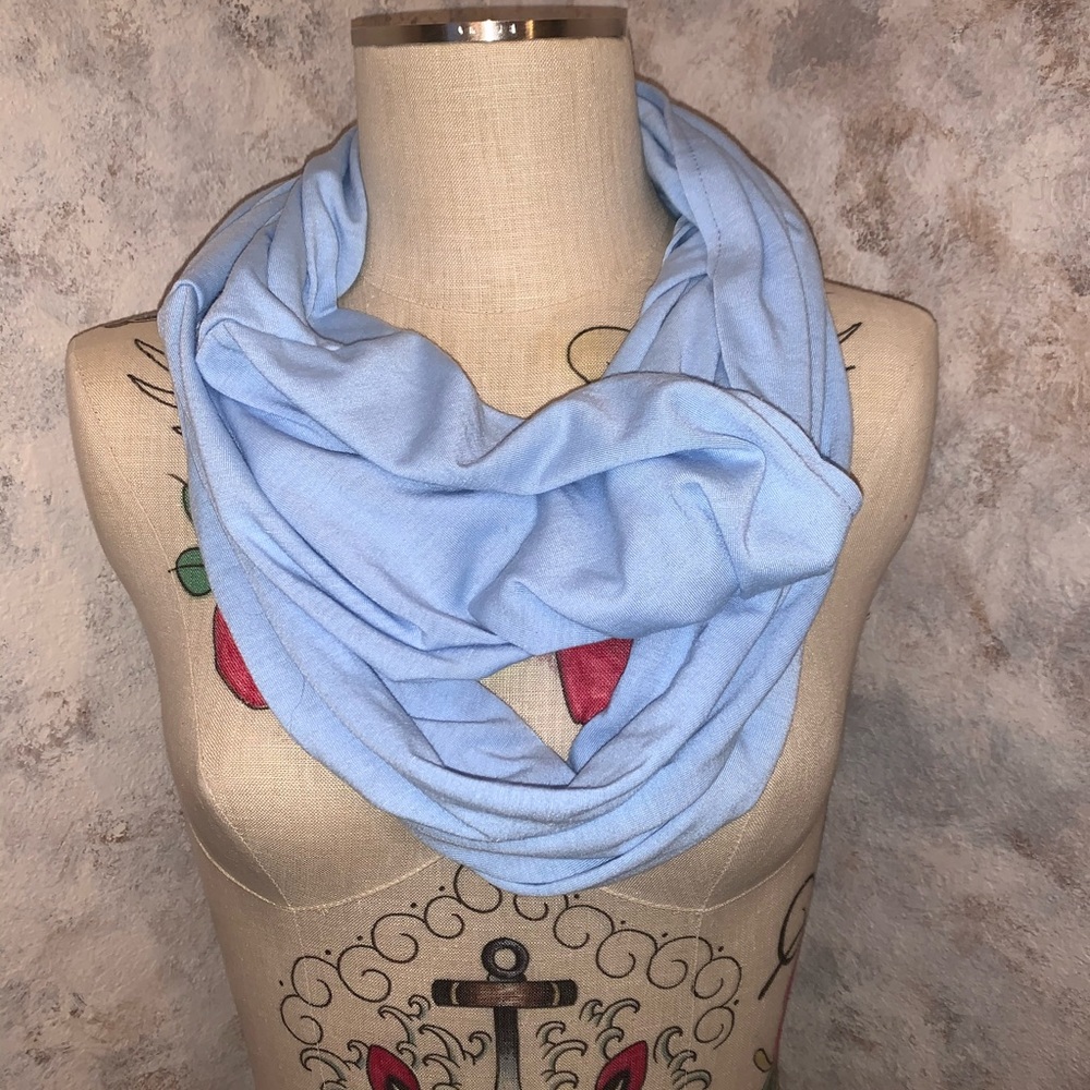 2/$15 blue infinity scarf